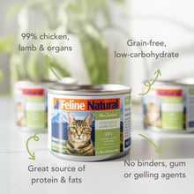 Load image into Gallery viewer, Grain-Free Chicken &amp; Lamb Wet Cat Food Pate - 6 Oz Pack of 12 for All Cats