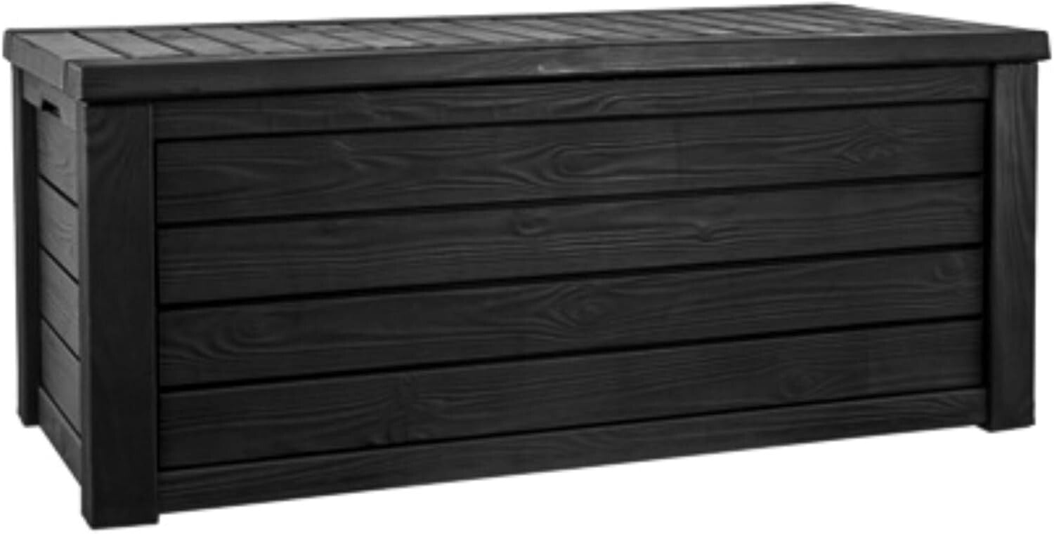 Elegant Lockable Outdoor Storage Box & Bench - 150 Gallon Waterproof Design
