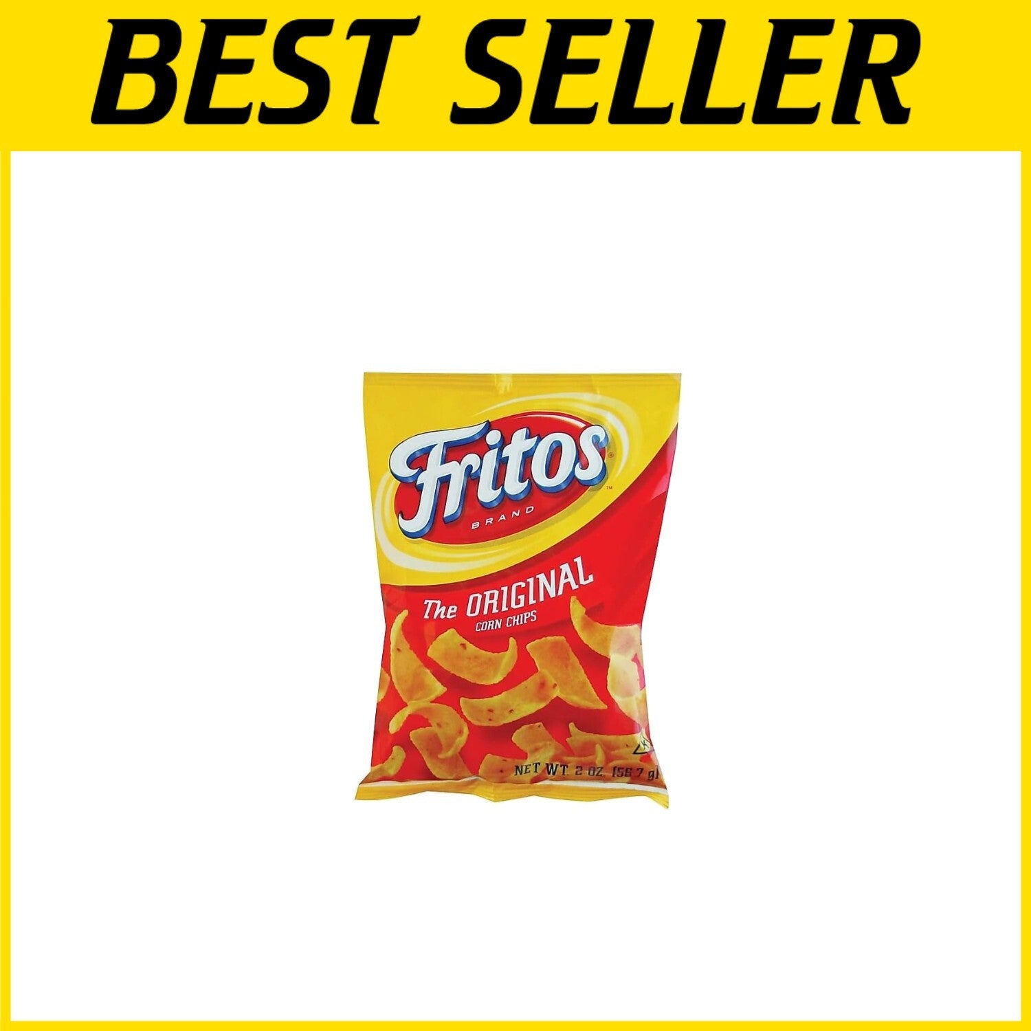 Classic Corn Chips - 2 Ounce Bags, 64 Count - Gluten-Free and No Trans Fat