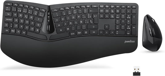 Wireless Ergonomic Keyboards & Vertical Mouse Combo for Comfort & Convenience