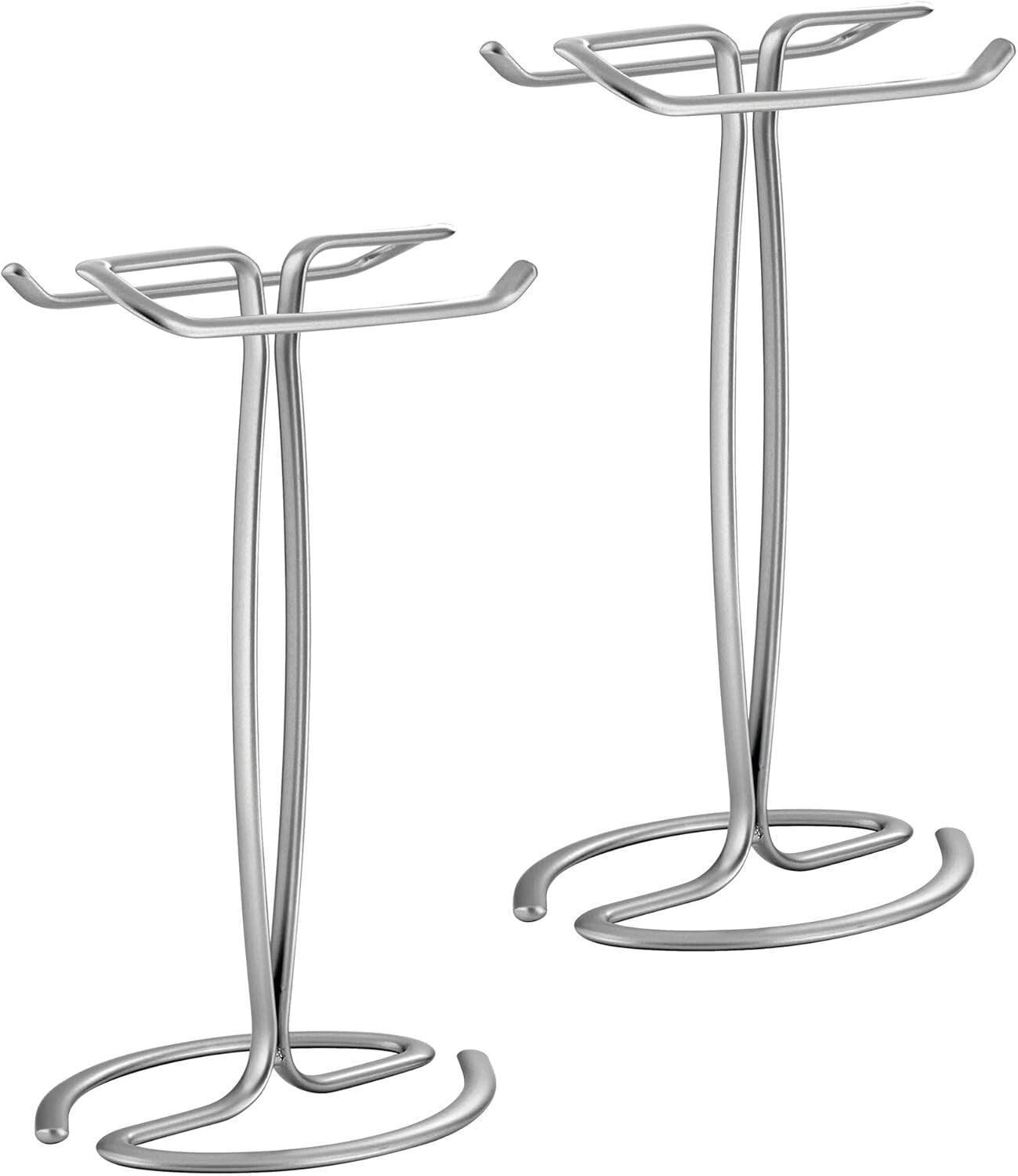 Durable Chrome and Alloy Steel Towel Stand Set - Elegant Bathroom Organization