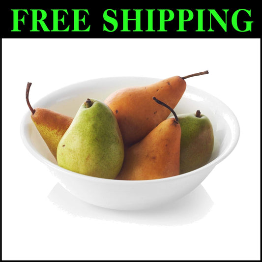 Classic Winter Frost White Serving Bowl - Chip-Resistant & Stackable Design