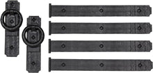 Load image into Gallery viewer, Stylish Magnetic Garage Door Hardware - Rustic 6-Piece Set with Handles &amp; Hinges