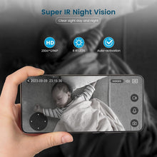 Load image into Gallery viewer, Complete Indoor Surveillance: 2-Pack 2K Cameras with Night Vision &amp; App Control
