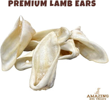 Load image into Gallery viewer, Healthy &amp; Easily Digestible Lamb Ears for Dogs - 50 Pieces for Chewing Fun
