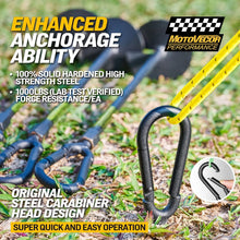 Load image into Gallery viewer, 18” Tungsten Steel Ground Anchors with High Wind Resistance – 1000 lbs Capacity