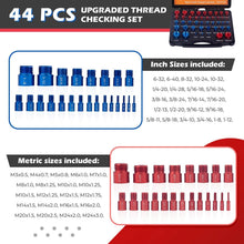 Load image into Gallery viewer, Portable Nut and Bolt Measuring Tool - 44 Color-Coded Gauges for Quick Reference
