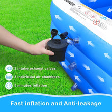 Load image into Gallery viewer, Large 120" x 72" Rectangular Kiddie Pool - Perfect for Backyard Gatherings!