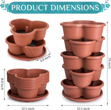 Load image into Gallery viewer, Space-Saving 5-Tier Terracotta Planter - Perfect for Vegetables and Succulents