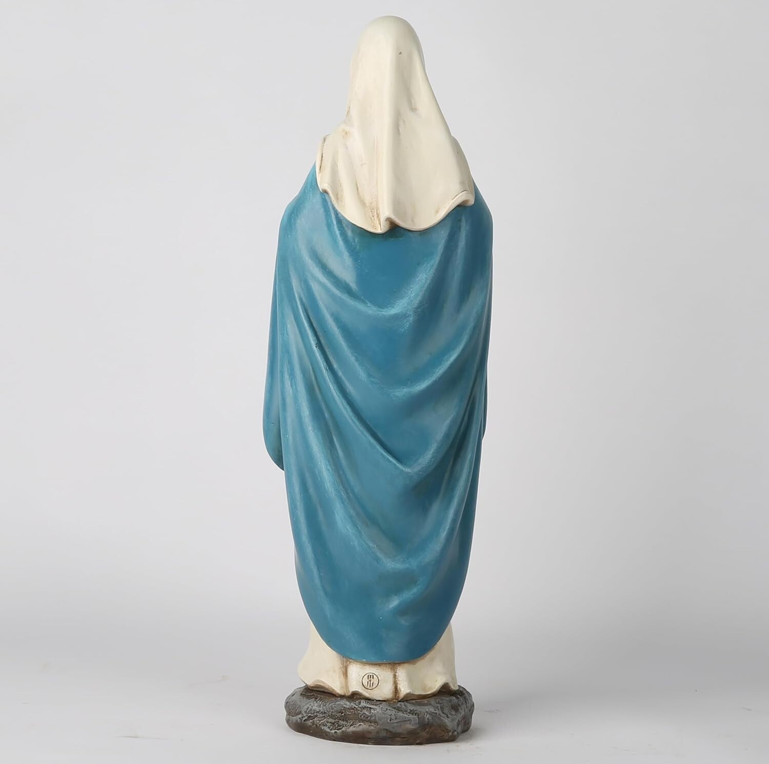 Stylish 16.5" Renaissance Mary Statue - Artistic Stone Resin for Faithful Spaces