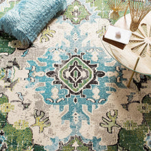 Load image into Gallery viewer, Bohemian Chic Area Rug 6'7" x 9'2" - Distressed Design, Kid &amp; Pet Friendly