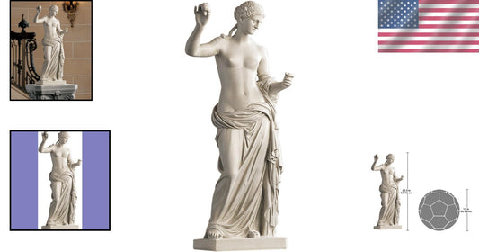 Goddess Venus of Arles: Elegant Antique-style Resin Sculpture for All Seasons
