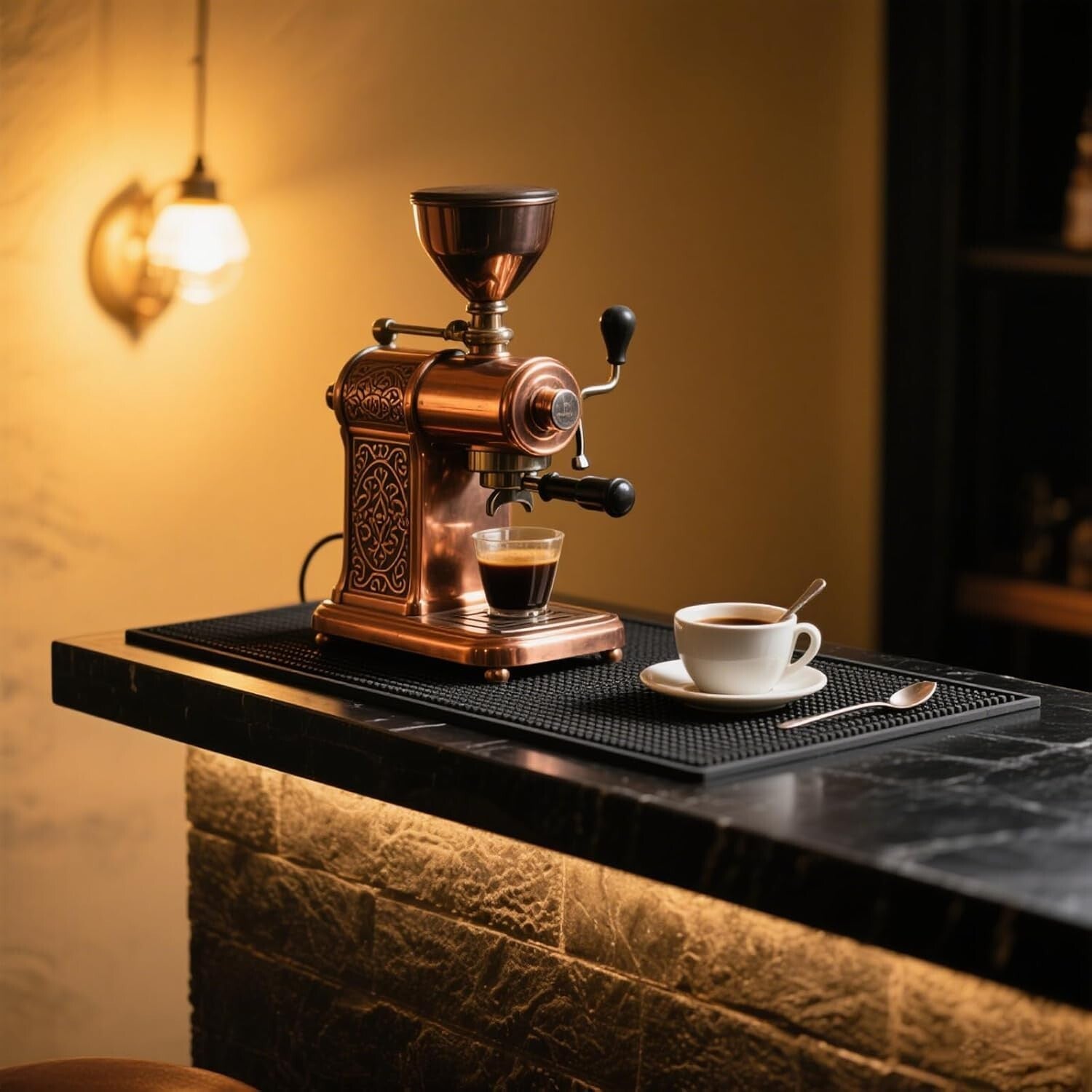 Heavy Duty 12x6 Inch Bar Mats, Non-Slip Rubber - Ideal for Bartenders & Tables