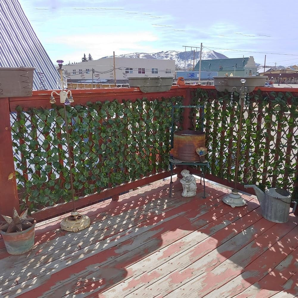 Decorative Artificial Ivy Fencing Panel: Customizable Outdoor Privacy Solution