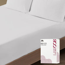 Load image into Gallery viewer, Soft &amp; Breezy Cooling 800 Thread Count King Fitted Sheet - Silver, Deep Pocket
