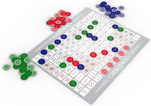 Load image into Gallery viewer, Extra-Large SEQUENCE Game with Roll-Up Mat &amp; Colorful Chips - For Family Fun