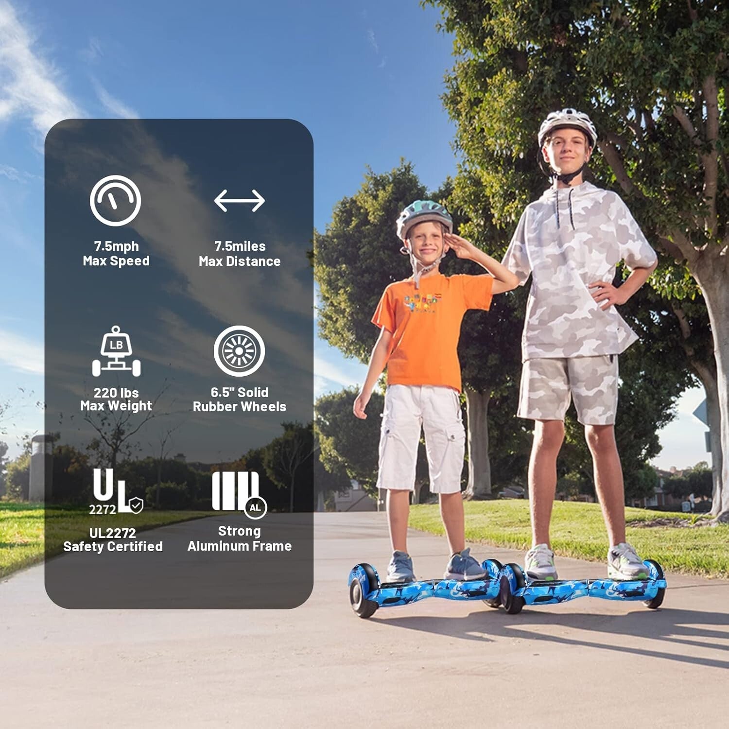 Durable Self-Balancing Hoverboard with Bluetooth - Perfect Gift for Everyone