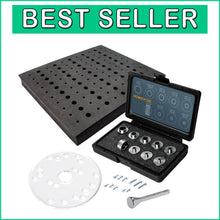 Load image into Gallery viewer, Universal Router Base &amp; Foam Storage Tray for 110 Bits - Precision Routing Tool