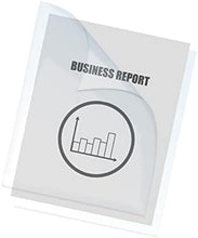 Load image into Gallery viewer, 8 Mil Clear PVC Presentation Covers - 1000 Pack for Business &amp; School Projects