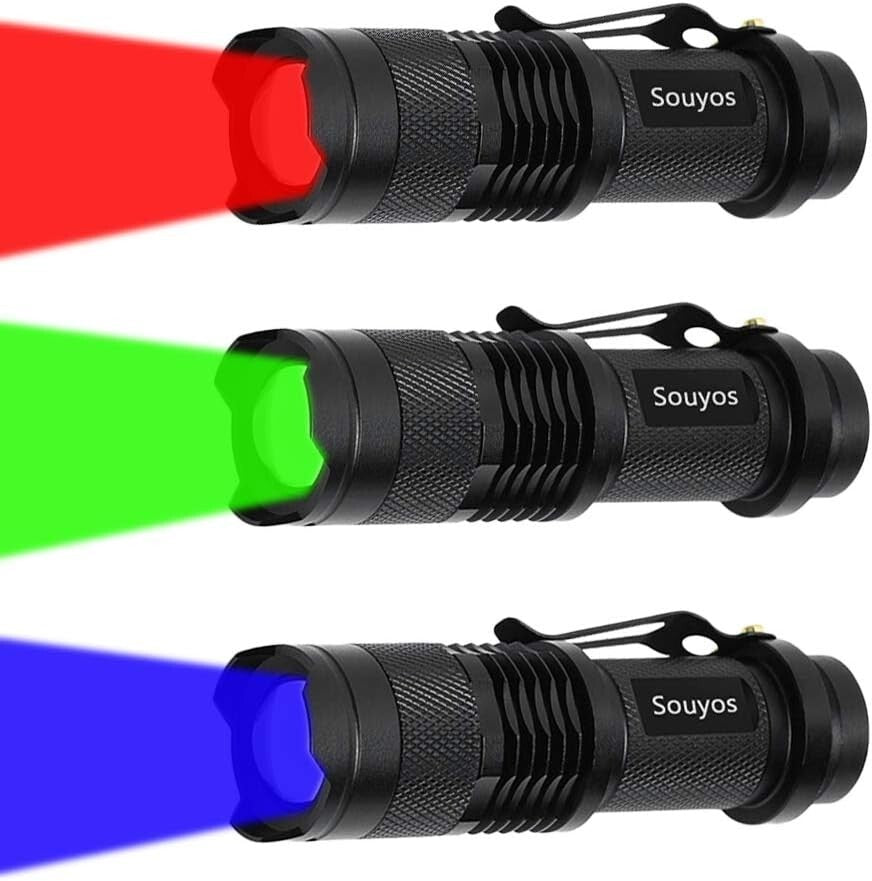 Portable Tactical LED Flashlight Set: Ideal for Night Fishing, Tracking & Safety