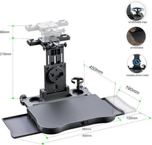 Load image into Gallery viewer, 2-in-1 Car Steering Wheel Desk &amp; Back Seat Tray - Ultimate Driving Convenience