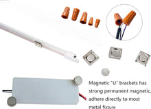 Load image into Gallery viewer, 4 Pack LED Troffer Retrofit Kit - 36W Magnetic Installation, 5000K Brightness