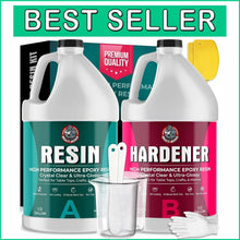 Load image into Gallery viewer, Ultra-Gloss Epoxy Resin 1 Gallon Kit - Crystal Clear, Self-Leveling, Bubble-Free