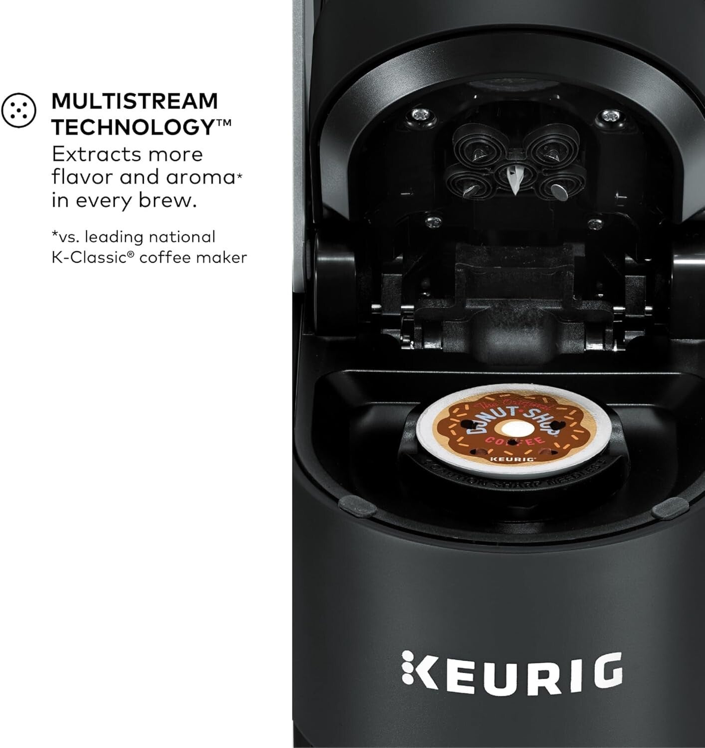 Customizable Iced Coffee Maker: Single Serve K-Cup Brewer with Dual Reservoir