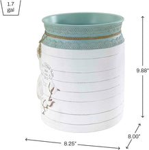 Load image into Gallery viewer, Chic Open-Top Decorative Trash Can - Farmhouse Shell Design for Home/Office