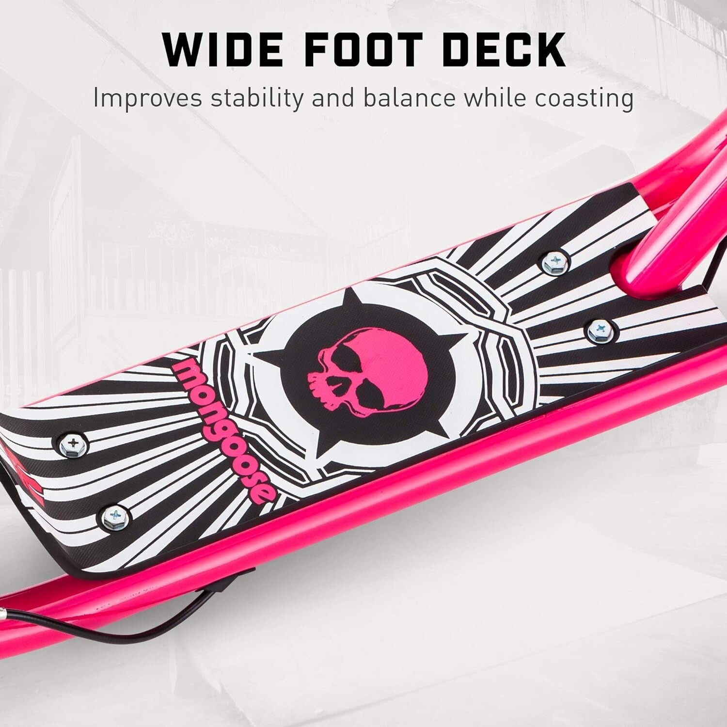 BMX-Style Kick Scooter with 12-Inch Air Tires for Kids Ages 6 and Up