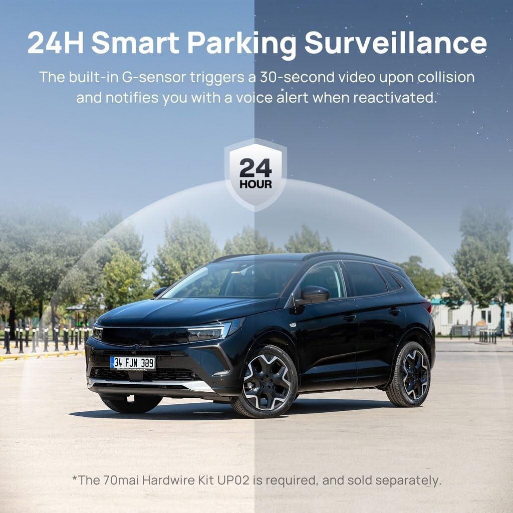 All-In-One Dash Cam with Comprehensive Protection & Seamless Video Capture