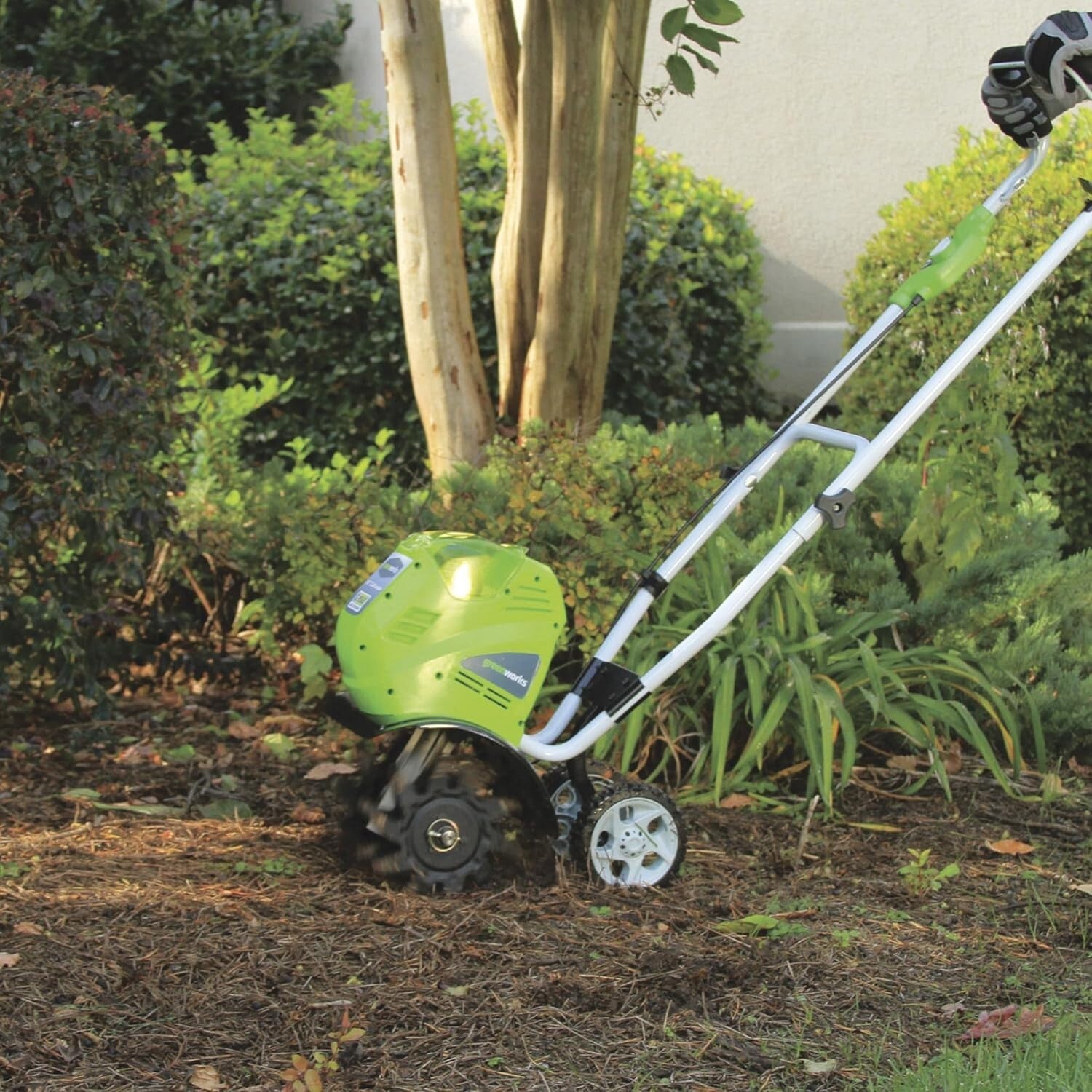 Eco-Friendly 40V Cultivator with 10" Adjustable Tilling Width & 3-Year Warranty