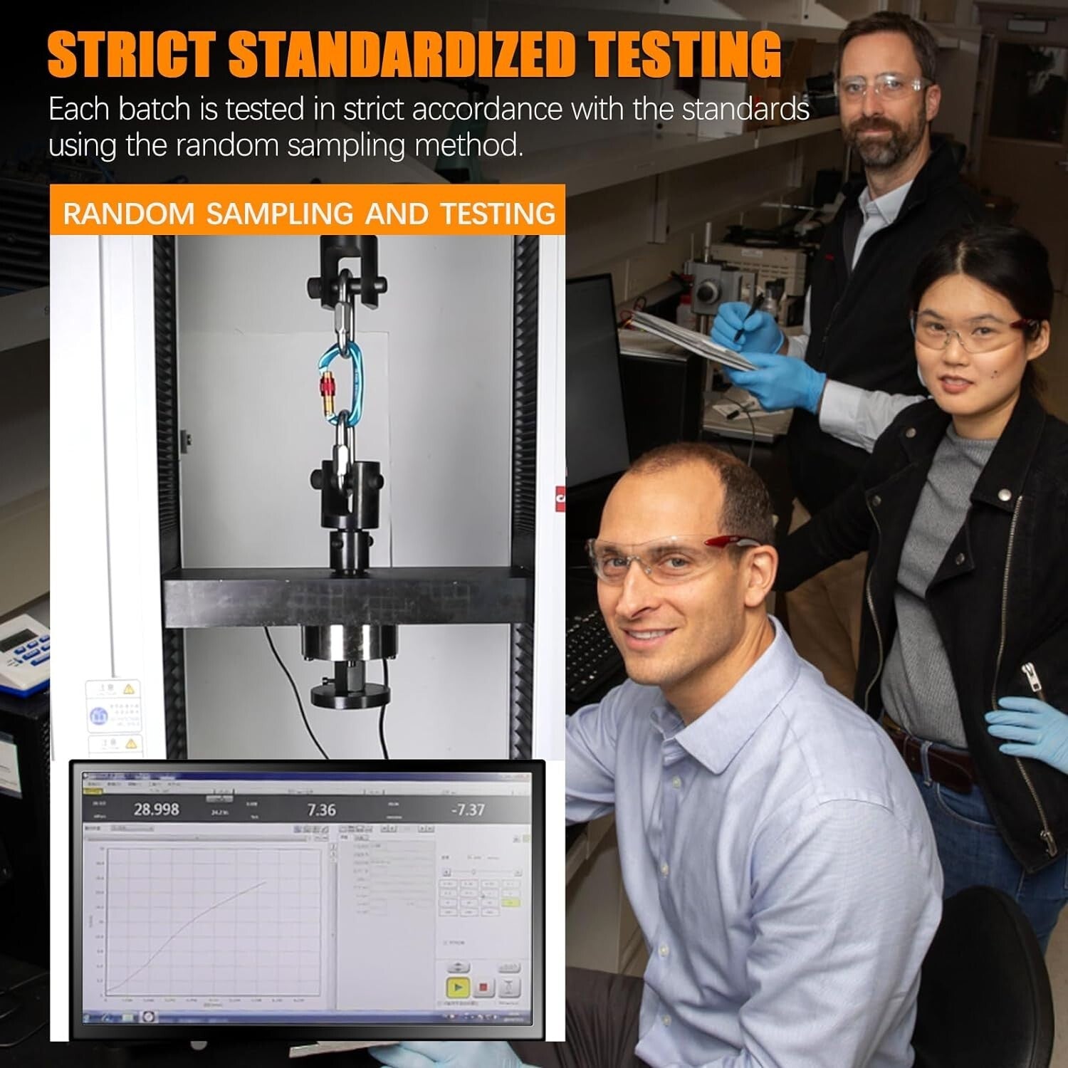 5-Pack Premium Locking Carabiners - 25KN UIAA Approved for Climbing Adventures