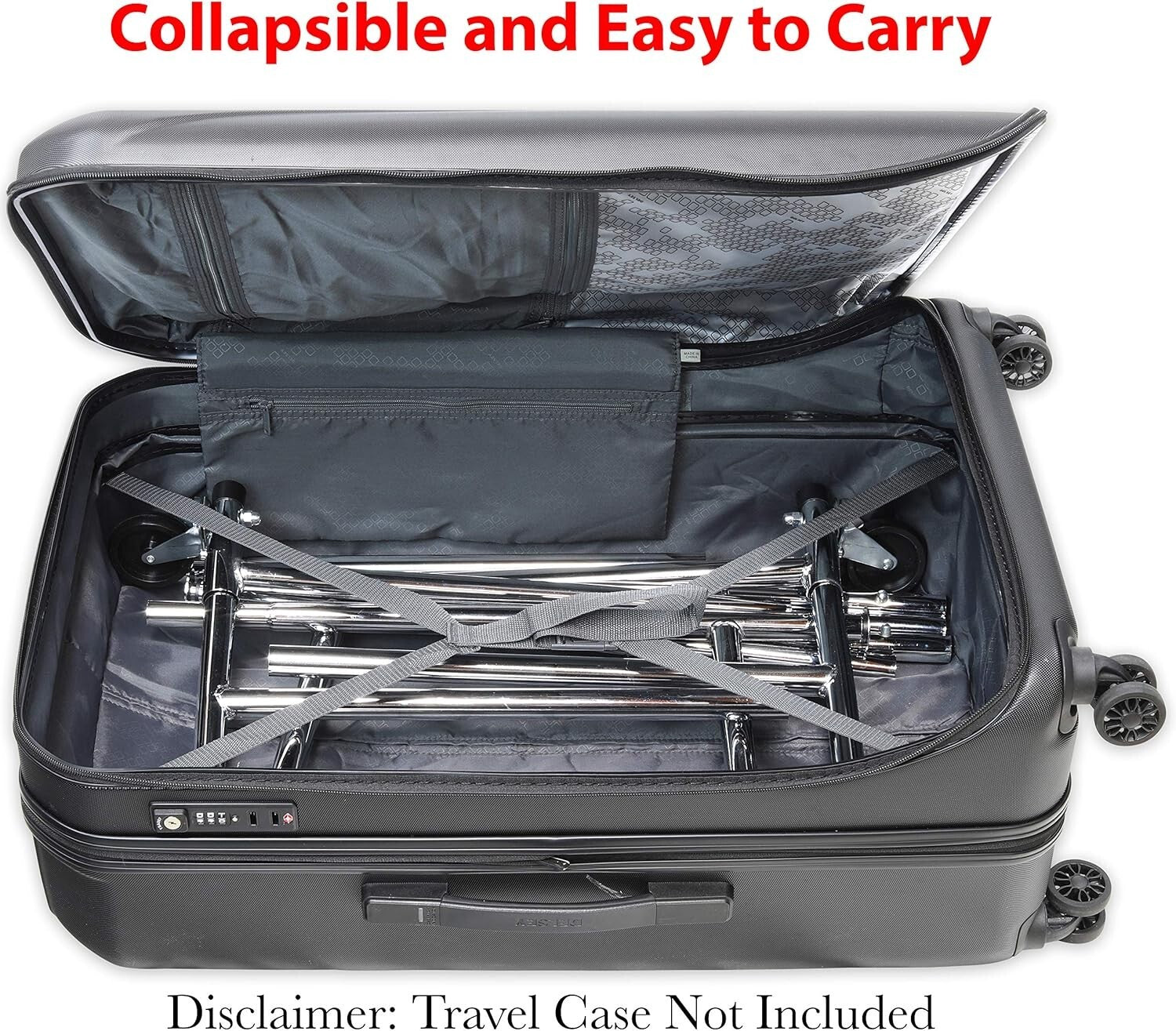 Extendable Chrome Garment Rack – 42 to 67 Inches, Perfect for Home & Commercial