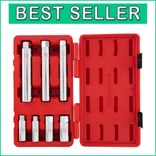 Load image into Gallery viewer, Professional 3/8-Inch Drive Spark Plug Socket Set - 7 Pieces in Blow Mold Case