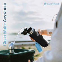 Load image into Gallery viewer, Clean Water Anywhere: 20oz Stainless Steel Filtered Bottle for Active Lifestyles