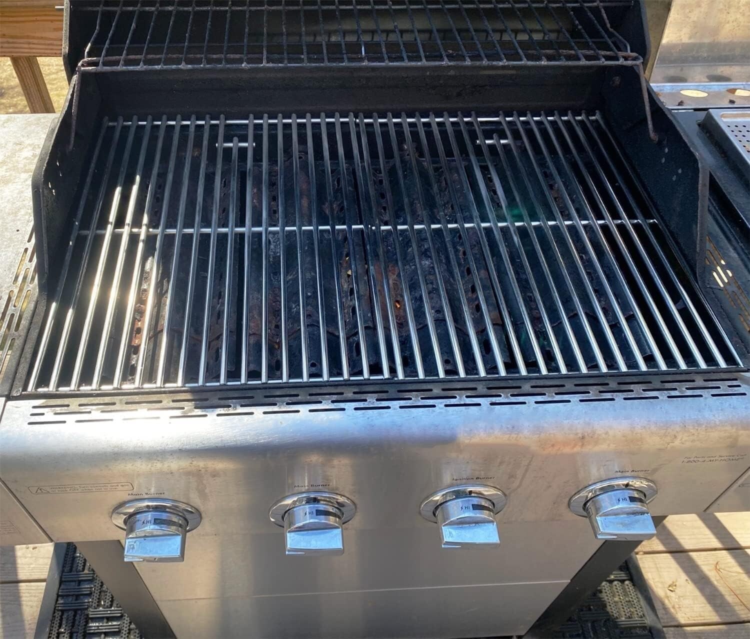 Durable 17-inch Stainless Steel Grill Grates for Nexgrill & Charbroil Models
