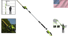 Load image into Gallery viewer, Lightweight Cordless Hedge Trimmer - 20V Battery, Fast Charger &amp; 2-Year Warranty