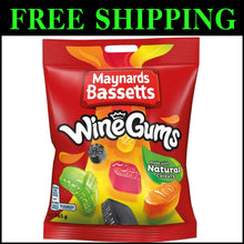 Load image into Gallery viewer, Gluten-Free Wine Gums Bag, Fruit Flavor Delight - 165g x12 for All Occasions