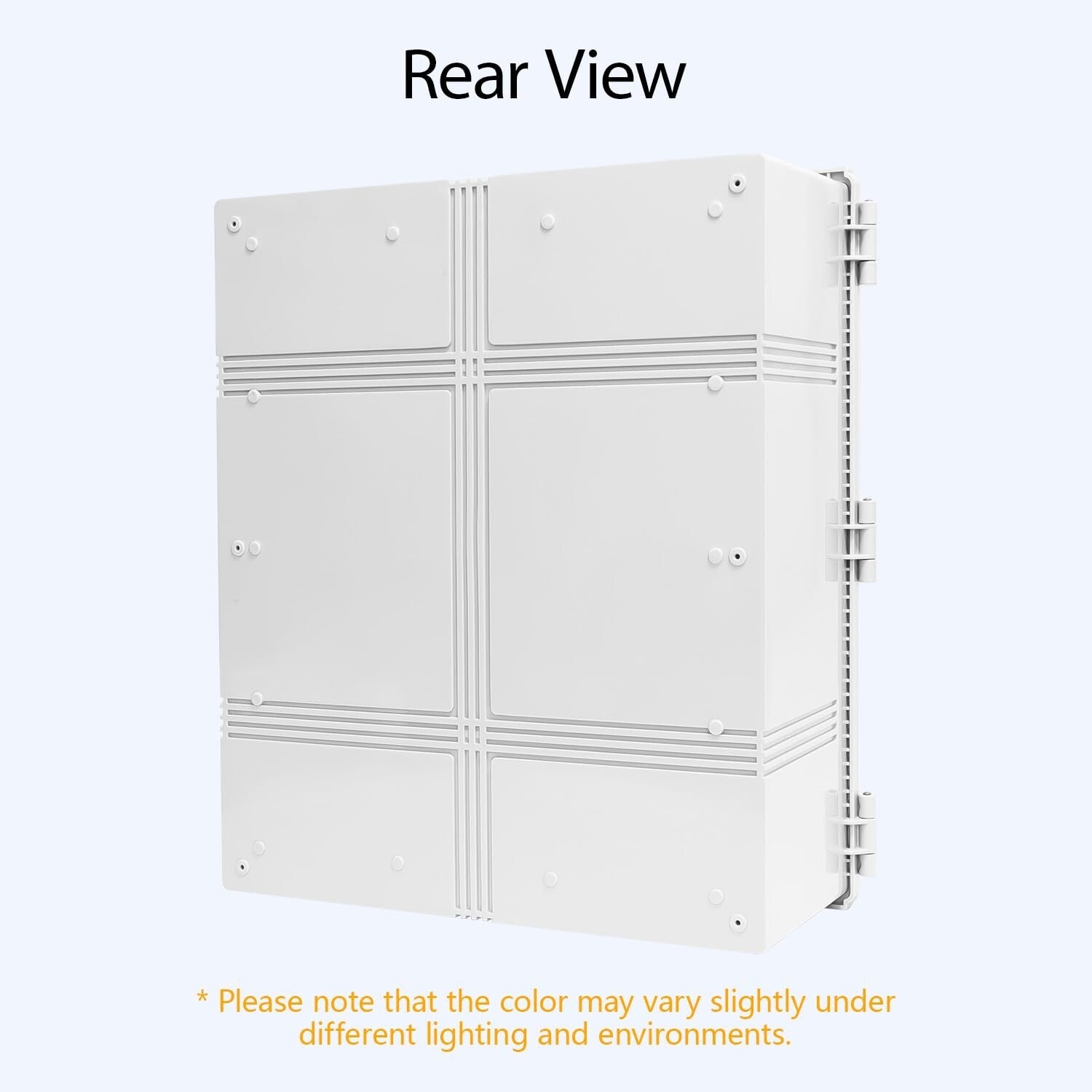 IP67 Waterproof Electrical Box - Hinged Cover with Stainless Steel Latch, 24....