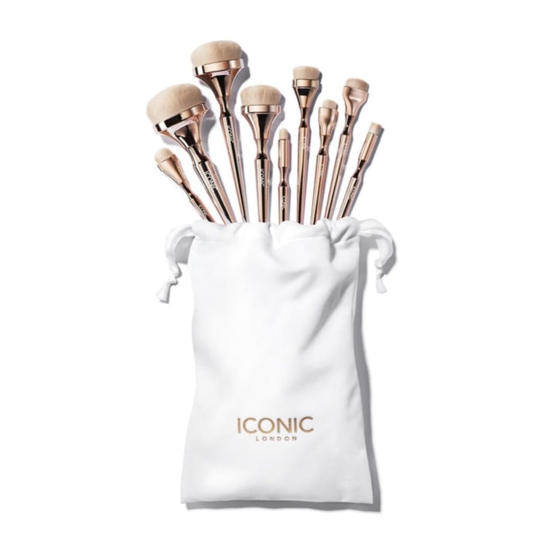 Stylish Luxury Makeup Brush Designed for Effortless Application - Gold Finish