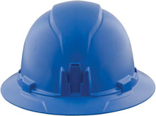 Load image into Gallery viewer, Adjustable Non-Vented Blue Hard Hat with Padded Sweatband &amp; Enhanced Airflow