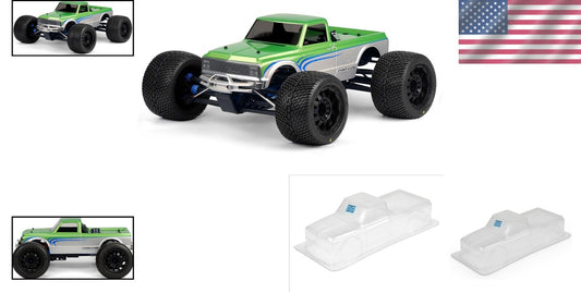Customizable 1972 Chevy C10 RC Truck Body - Includes Decals & Overspray Film