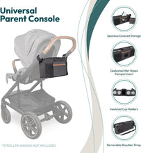 Load image into Gallery viewer, Enhanced Parent Console for Strollers with Baby Wipes Holder &amp; Removable Strap