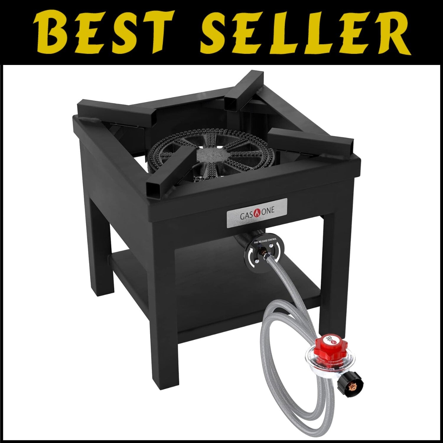 Professional-Grade Propane Burner with 275,000 BTU for All Outdoor Cooking