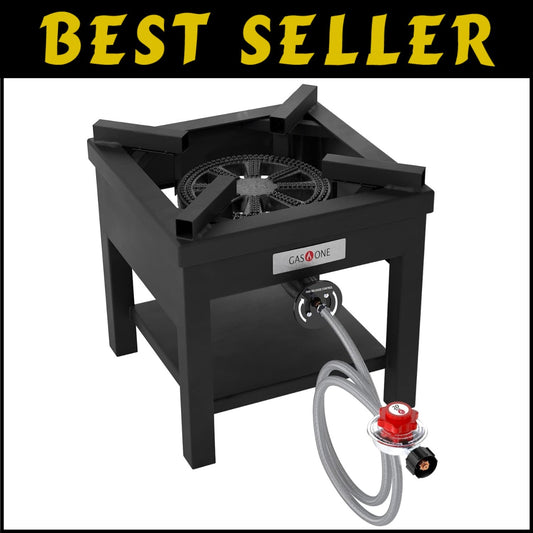 Professional-Grade Propane Burner with 275,000 BTU for All Outdoor Cooking