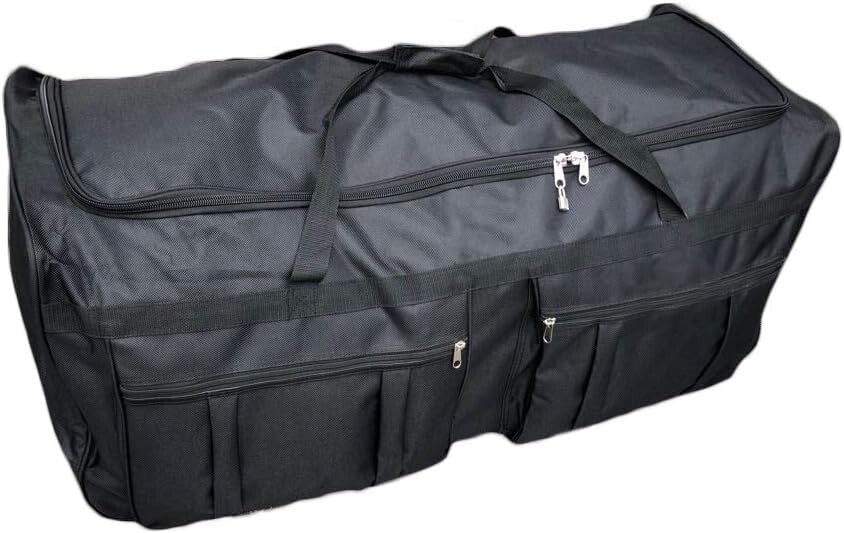 46-Inch Wheeled Duffle Bag - Heavy-Duty Oversized Luggage for Travel