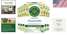 Load image into Gallery viewer, Sustainable Organic Chamomile Herbal Tea - 96 Bags, Calms Nerves &amp; Digestion