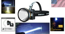 Load image into Gallery viewer, Super Bright Rechargeable LED Headlamp - 5000 Lumens Long Range for Outdoors