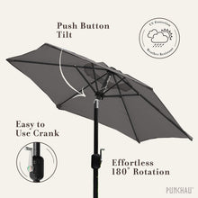 Load image into Gallery viewer, Durable 6 Ft Outdoor Umbrella - Easy Crank &amp; Tilt Design for Ultimate Shade